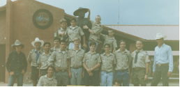 philmont3 Troop 5 Scouts at Philmont Cavalcade 1990’s